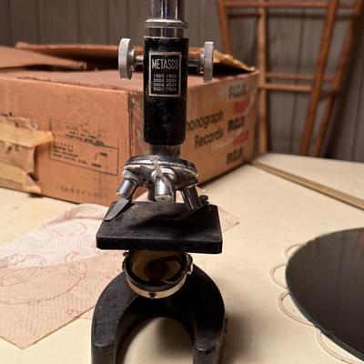 Vintage child's microscope