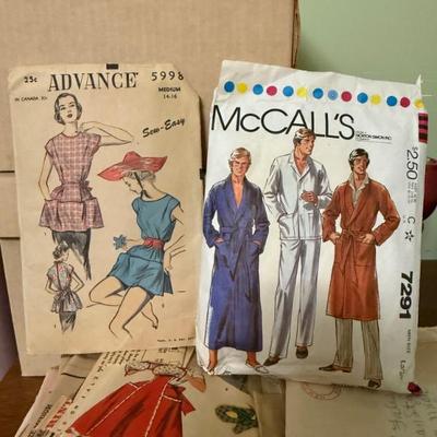 Vintage sewing patterns