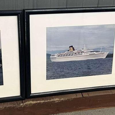 Framed Images of Cruise Ships