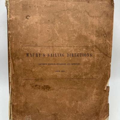 1855, Maury’s Sailing Directions (Scarce)