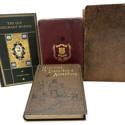Four Vintage Maritime Books, 1797-1919
