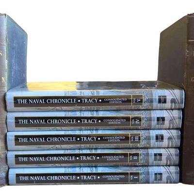 1837 Brenton's Naval History, 2 Vol. / The Naval Chronicle, 5 Vol.