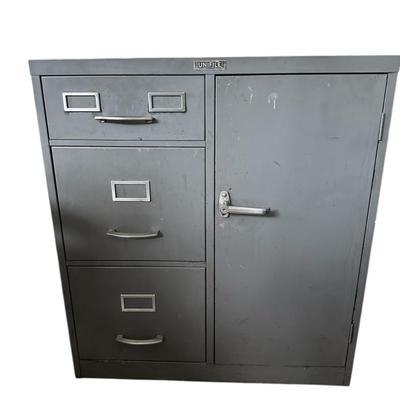 Unifile 3-Drawer File Cabinet with Side Locking Shelves