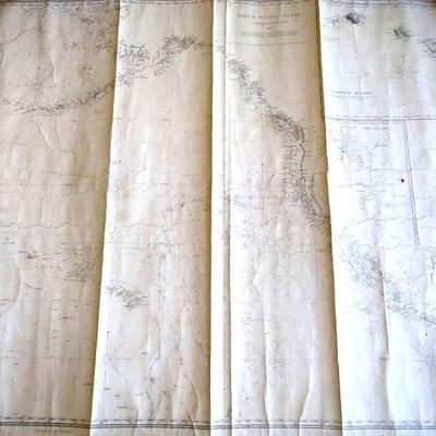 1849 Chart of the North Pacific Ocean