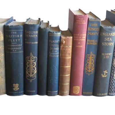 Vintage And Antique Books On English Seamen