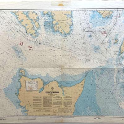Nautical Map of Dixon Entrance, Edition 11/24/89, CA3802