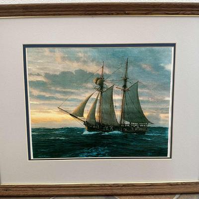 Mark Myers' Painting of a Ship