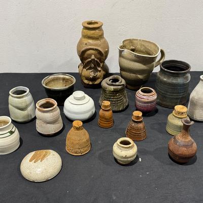 Set Of Assorted Handmade Pottery Pieces