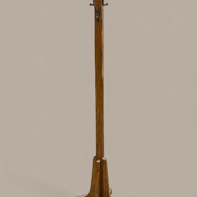 Vintage Oak Mission Style Coat Rack 
