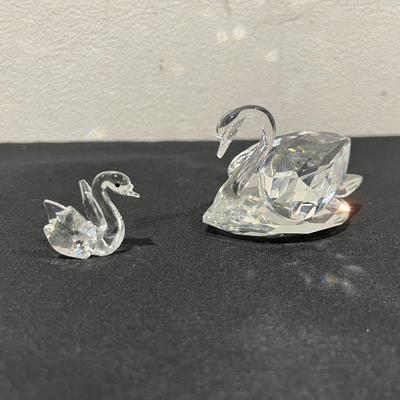  Swarovski Crystal Swan & IRIS ARC Crystal Swan