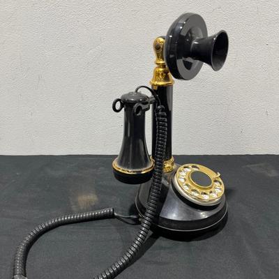 Vintage Candlestick Rotary Phone 