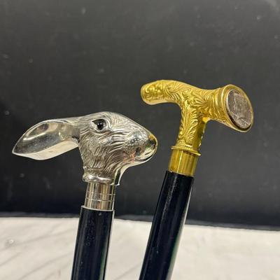 Pair Of Deco Canes