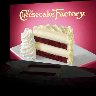 Cheesecake Factory - $50 Gift Card