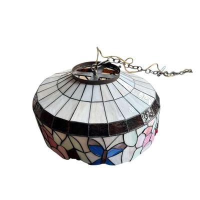 Tiffany Style Stained Glass Hanging Light Fixture