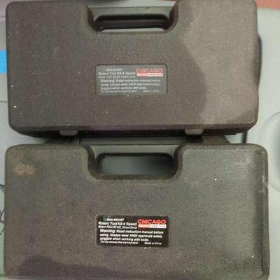 Chicago 4-Speed Variable Speed Rotary Tool Kits