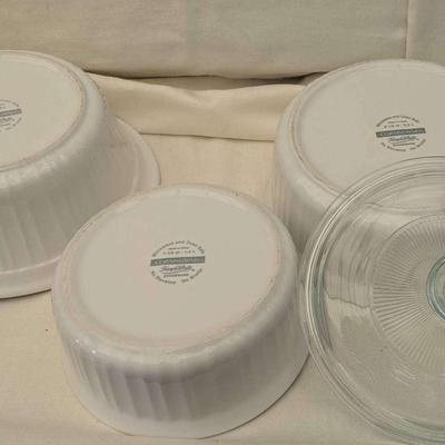 4-Piece CorningWare French White Stoneware Set