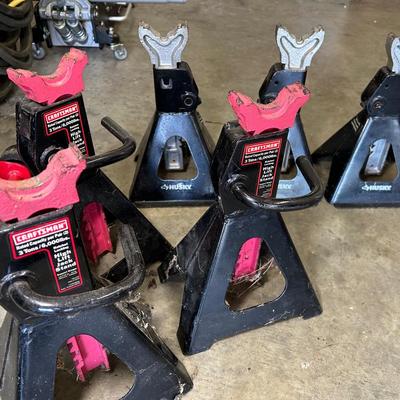 Craftsman And Husky Jack Stands (3 of each)