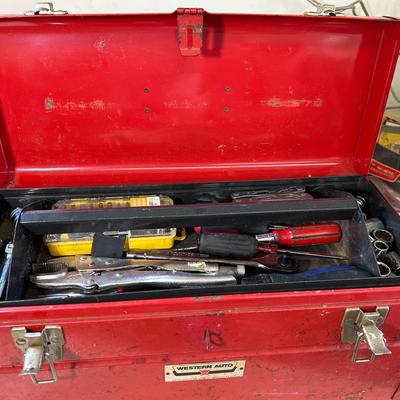 Western Auto Tool Chest Including Tools 