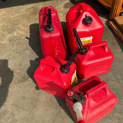 Group Of Gasoline Containers - Lot 1