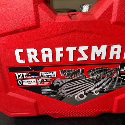 Craftsman Gunmetal Chrome Tool Set With Case 