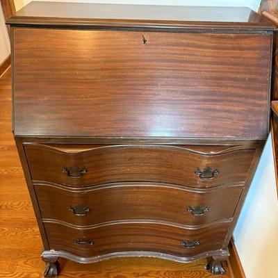 Mahogany Slant Drop Front Secretary 