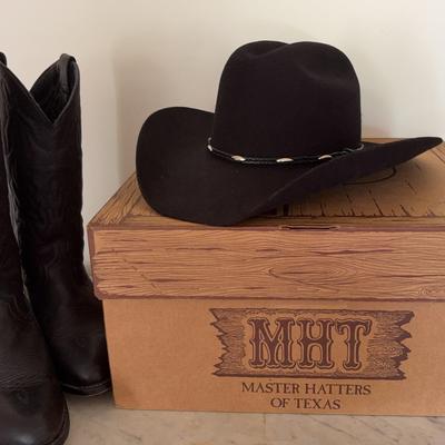 MHT Western Hat, Cowboy Boots