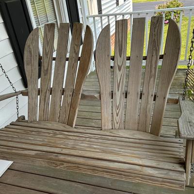 Adirondack Swinging Loveseat 