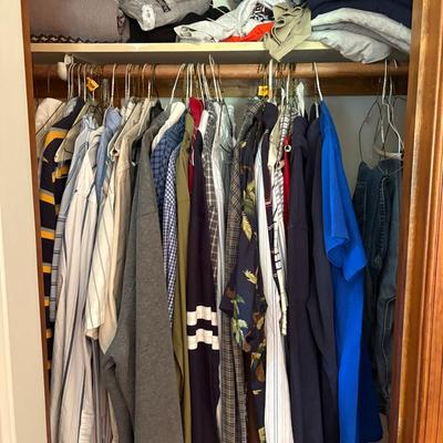 Assorted Men’s Clothing-Closet Lot