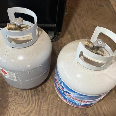 2 Propane Tanks 