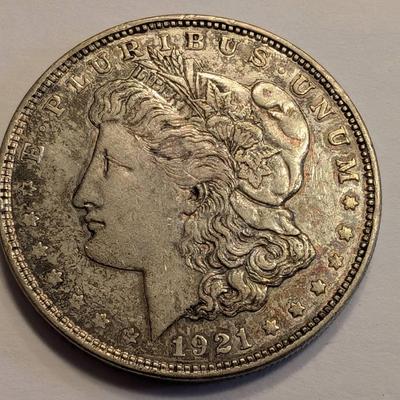 1921 Morgan Silver Dollar