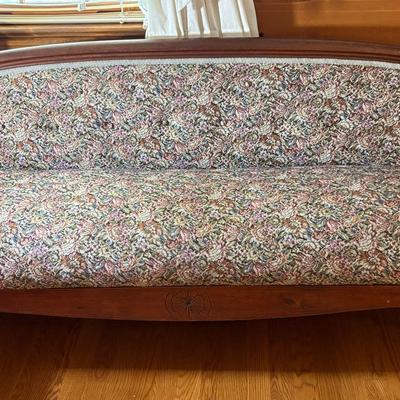 Vintage Upholstered Parlor Sofa