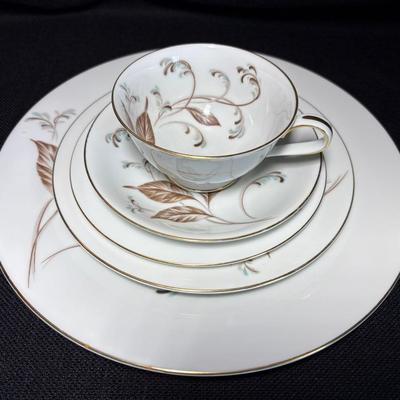 70 Piece Noritake “Shelby” Pattern China Set 