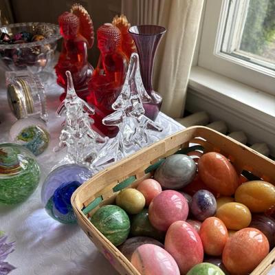 Alabaster/marble eggs