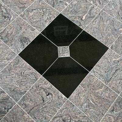 Tile flooring. 