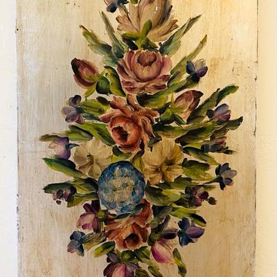Oil On Wood Original 