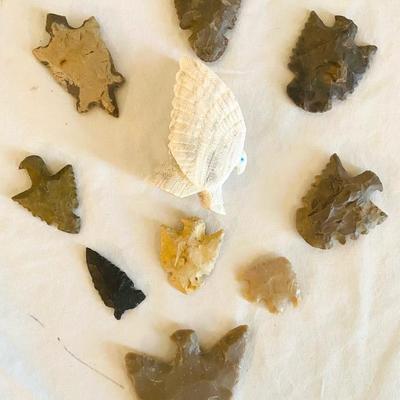 Carved Arrowheads