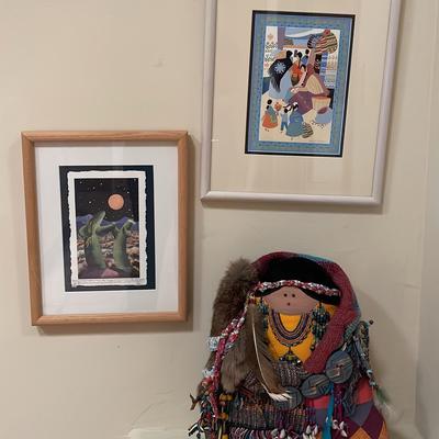 Blanche Davidson Serigraph And More 