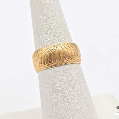 #528 • 14k Gold Band, 5.7g
