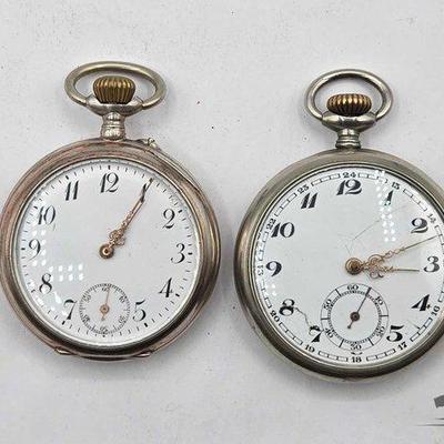 #916 • (2) Pocket Watches
