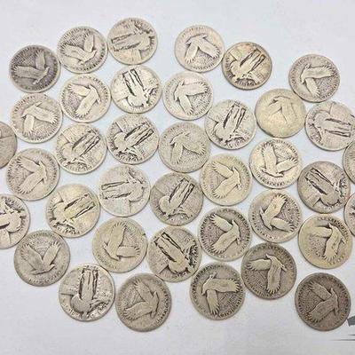 #1535 • Standing Liberty Quarters 90% Silver, 222g
