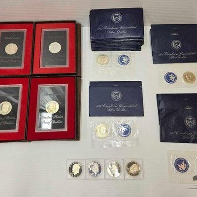 #1656 • 40% Silver Eisenhower Uncirculated Dollar Coins
