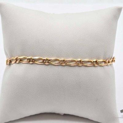 #520 • 14k Gold Bracelet, 6.9g
