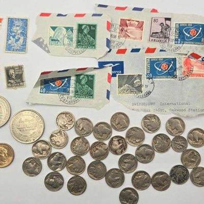 #1732 • Buffalo Nickles, Stamps & More
