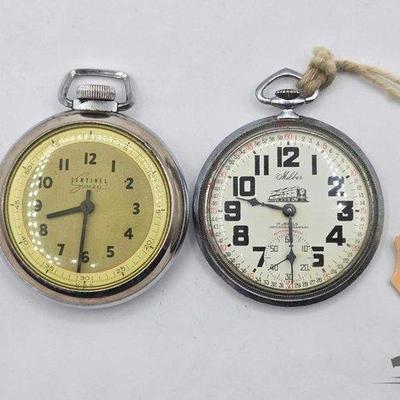 #906 • (2) Pocket Watches
