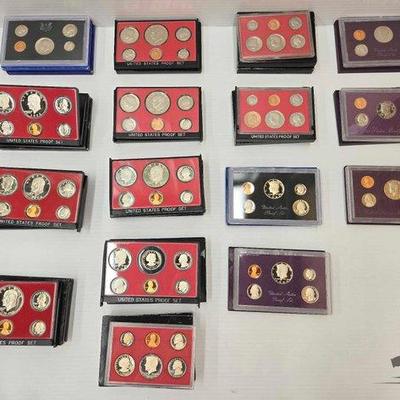 #1704 • 1972-1989 U.S. Proof Sets
