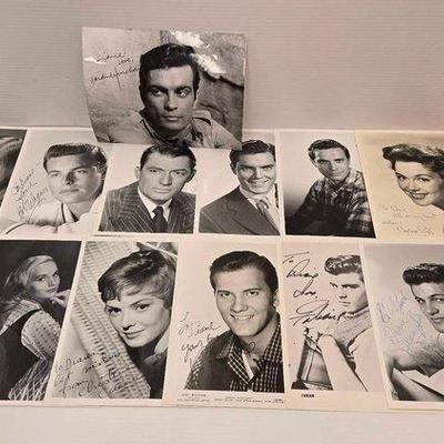 #1924 • (14) Signed Celebrity Photos
