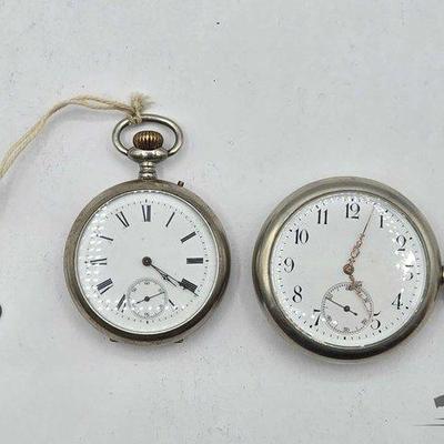 #924 • (2) Pocket Watches
