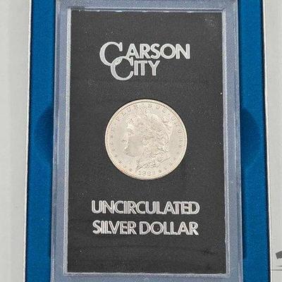 #1300 • 1882 Carson City Morgan Silver Dollar
