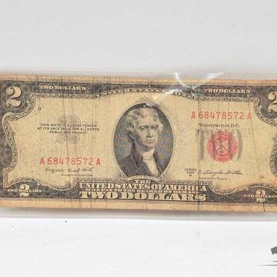 #1738 • $2 Dollar United States Banknote
