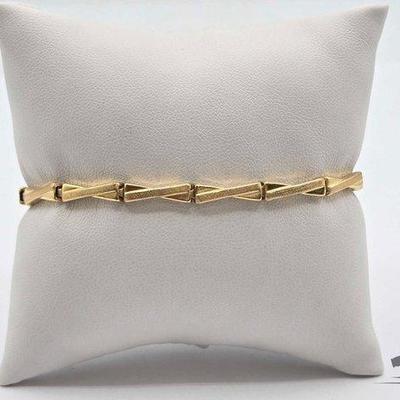 #606 • 10k Gold Bracelet, 3.3g
